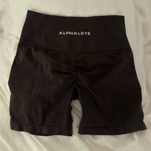 Alphalete Amplify Chocolate Brown Shorts 4.5”